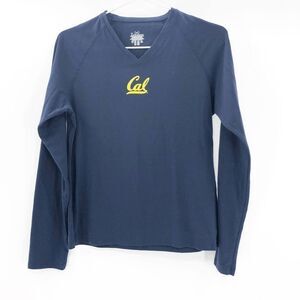 Under Armour Men's Blue Cal Raglan Long Sleeve Shirt Top Size S